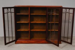 Jugendstil Bücherregal aus Mahagoni