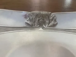 Jugendstil Brotkorb aus versilbertem Metall von Gallia Christofle, 1890er