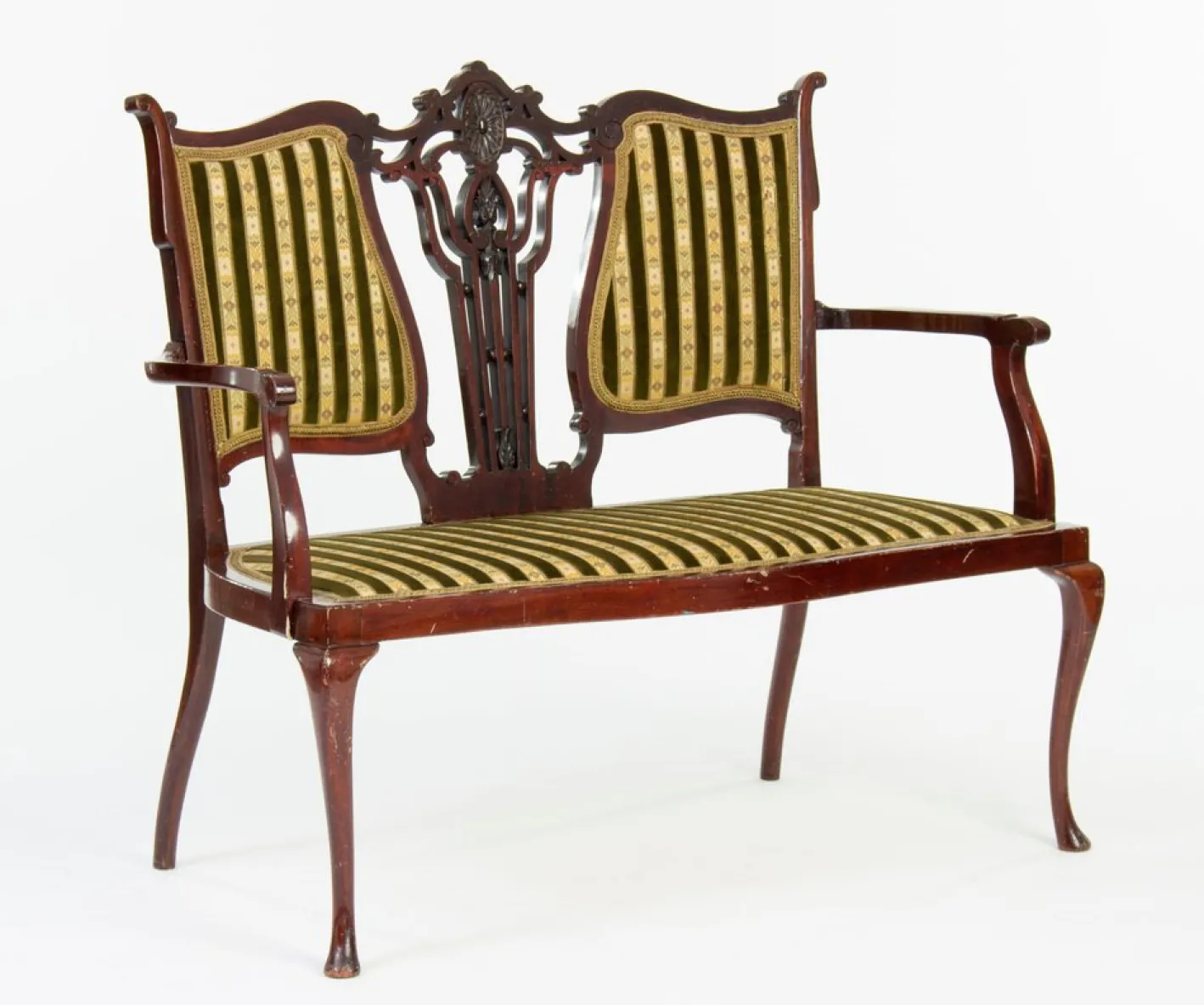 Jugendstil Chippendale Wohnzimmer Set, 11er Set