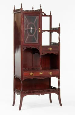 Jugendstil Chippendale Wohnzimmer Set, 11er Set