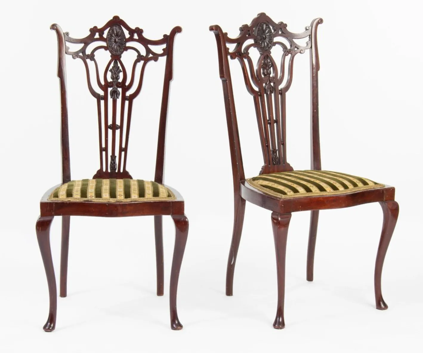 Jugendstil Chippendale Wohnzimmer Set, 11er Set