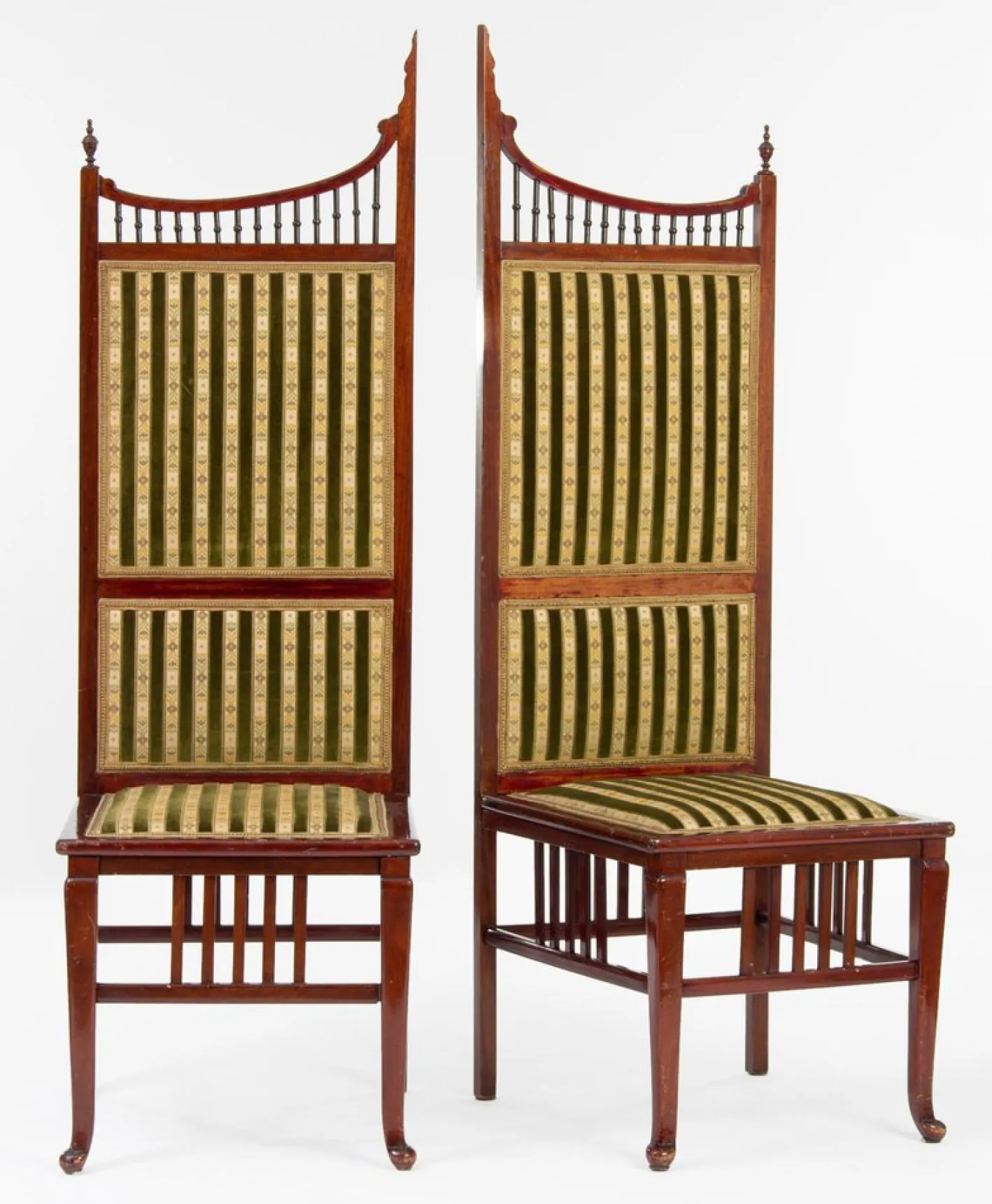 Jugendstil Chippendale Wohnzimmer Set, 11er Set
