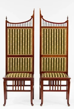 Jugendstil Chippendale Wohnzimmer Set, 11er Set