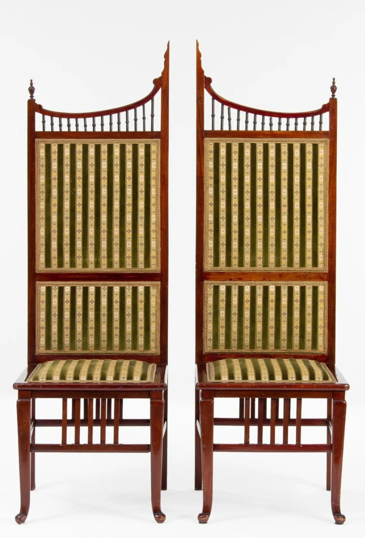Jugendstil Chippendale Wohnzimmer Set, 11er Set