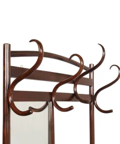 Jugendstil Garderobe mit Spiegel von Thonet, 1910er