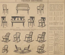 Jugendstil Kinder Schaukelstuhl von Marcel Kammerer für Gebrüder Thonet, 1910