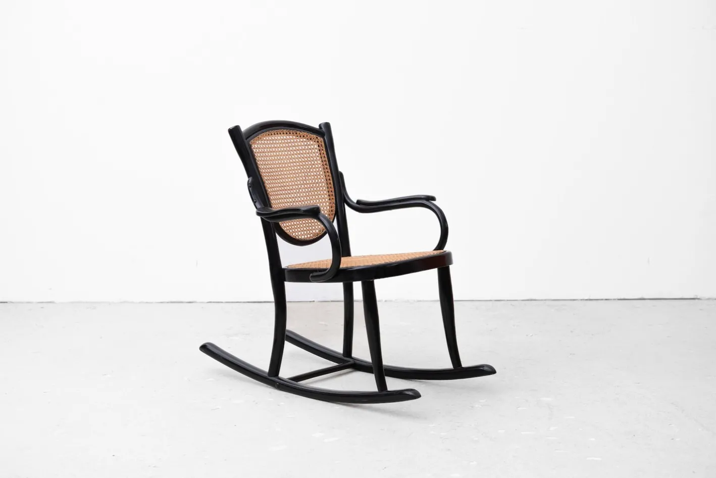 Jugendstil Kinder Schaukelstuhl von Marcel Kammerer für Gebrüder Thonet, 1910