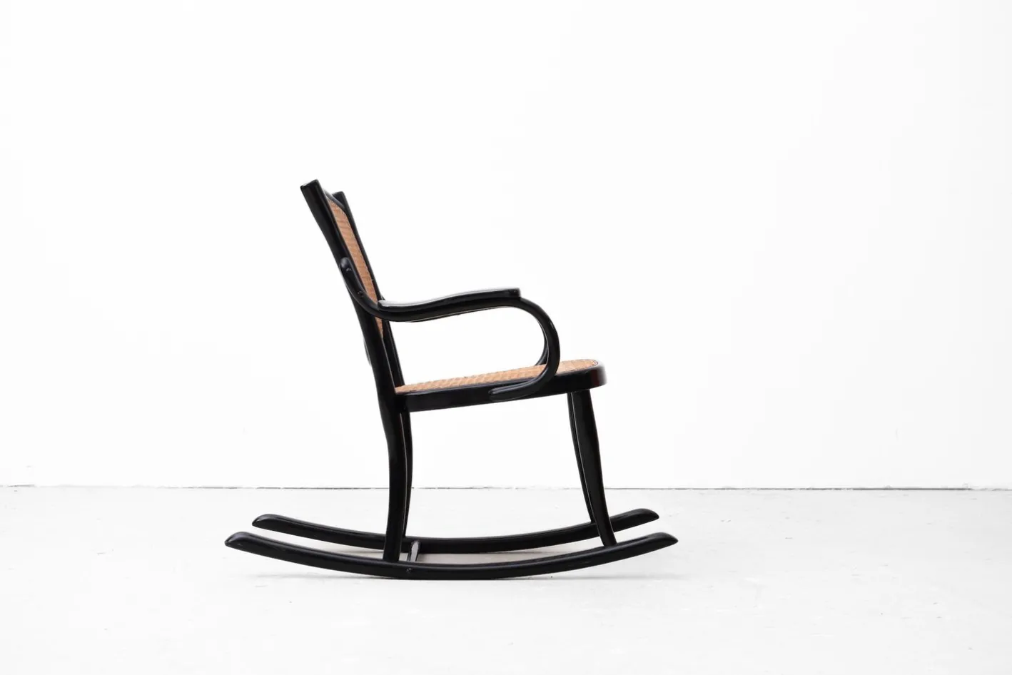 Jugendstil Kinder Schaukelstuhl von Marcel Kammerer für Gebrüder Thonet, 1910