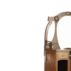 Jugendstil Kleiderschrank aus Mahagoni