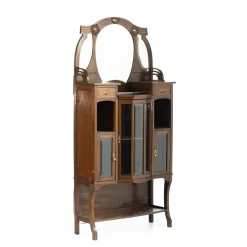 Jugendstil Kleiderschrank aus Mahagoni