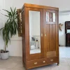 Jugendstil Kleiderschrank, 1890er