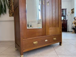 Jugendstil Kleiderschrank, 1890er
