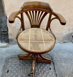 Jugendstil Modell Nr. 3 Drehstuhl von Michael Thonet für Thonet, Österreich, 1910er