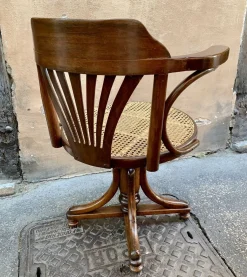 Jugendstil Modell Nr. 3 Drehstuhl von Michael Thonet für Thonet, Österreich, 1910er