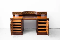 Jugendstil Schreibtisch von Matthias Feller für Moritz Ballin, München, Deutschland, 1912