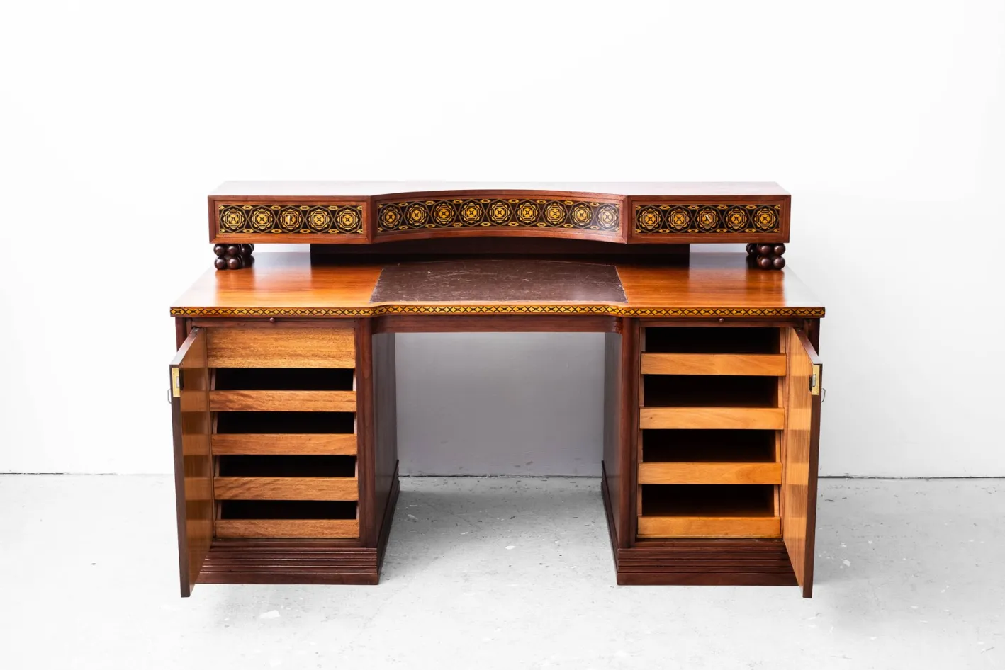 Jugendstil Schreibtisch von Matthias Feller für Moritz Ballin, München, Deutschland, 1912