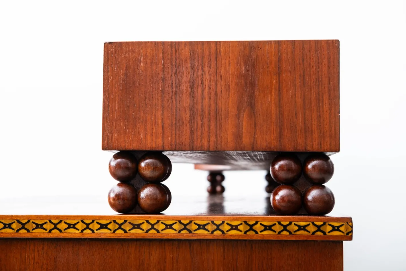 Jugendstil Schreibtisch von Matthias Feller für Moritz Ballin, München, Deutschland, 1912