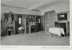 Jugendstil Schreibtisch von Matthias Feller für Moritz Ballin, München, Deutschland, 1912