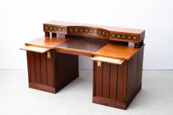 Jugendstil Schreibtisch von Matthias Feller für Moritz Ballin, München, Deutschland, 1912