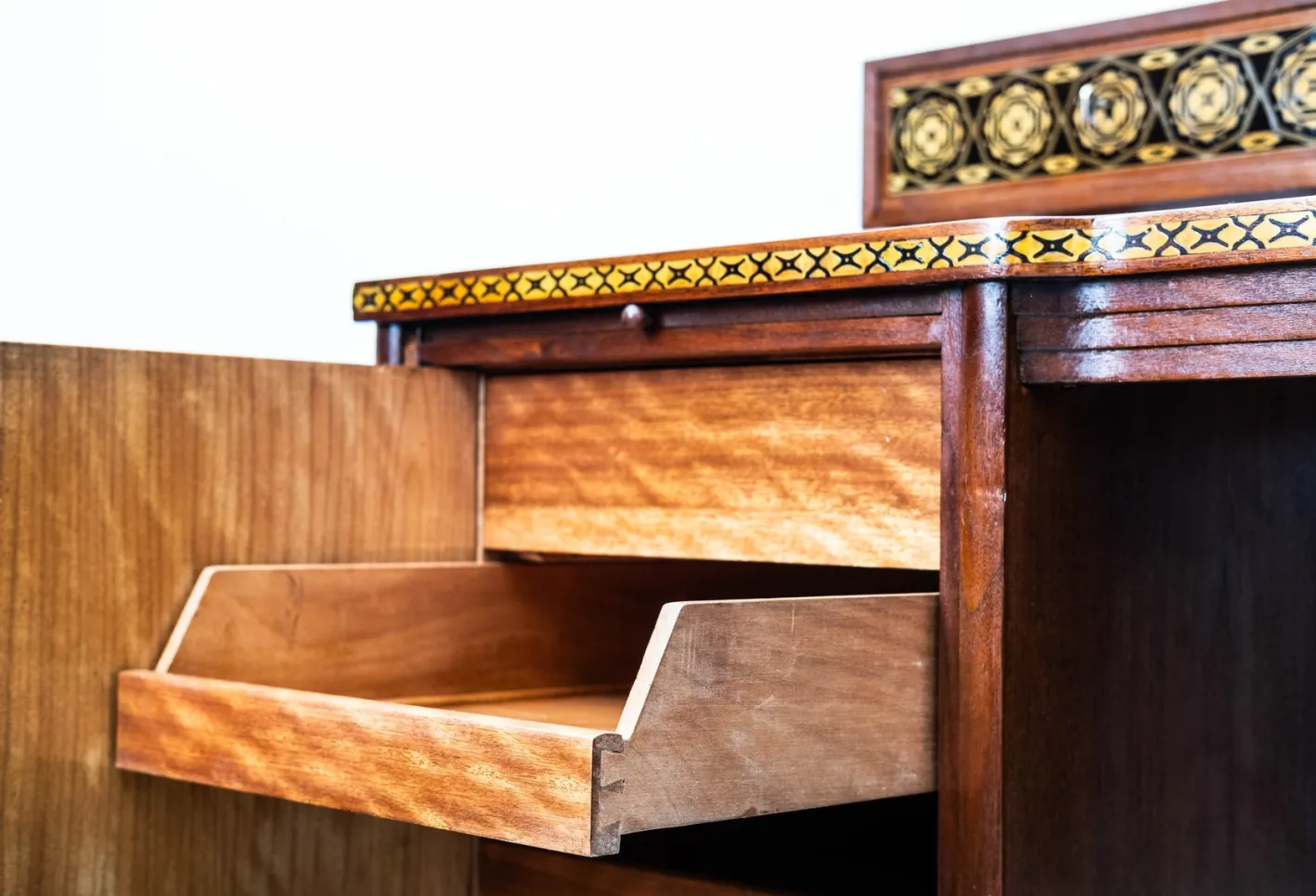 Jugendstil Schreibtisch von Matthias Feller für Moritz Ballin, München, Deutschland, 1912