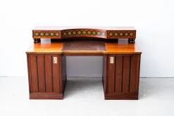 Jugendstil Schreibtisch von Matthias Feller für Moritz Ballin, München, Deutschland, 1912