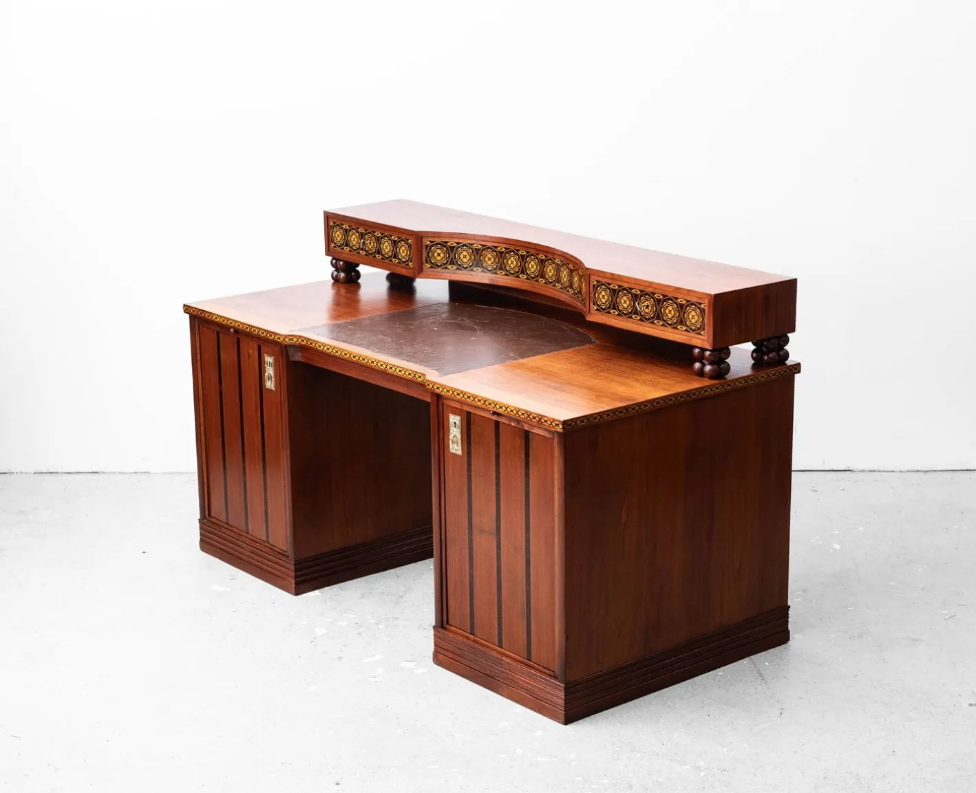 Jugendstil Schreibtisch von Matthias Feller für Moritz Ballin, München, Deutschland, 1912