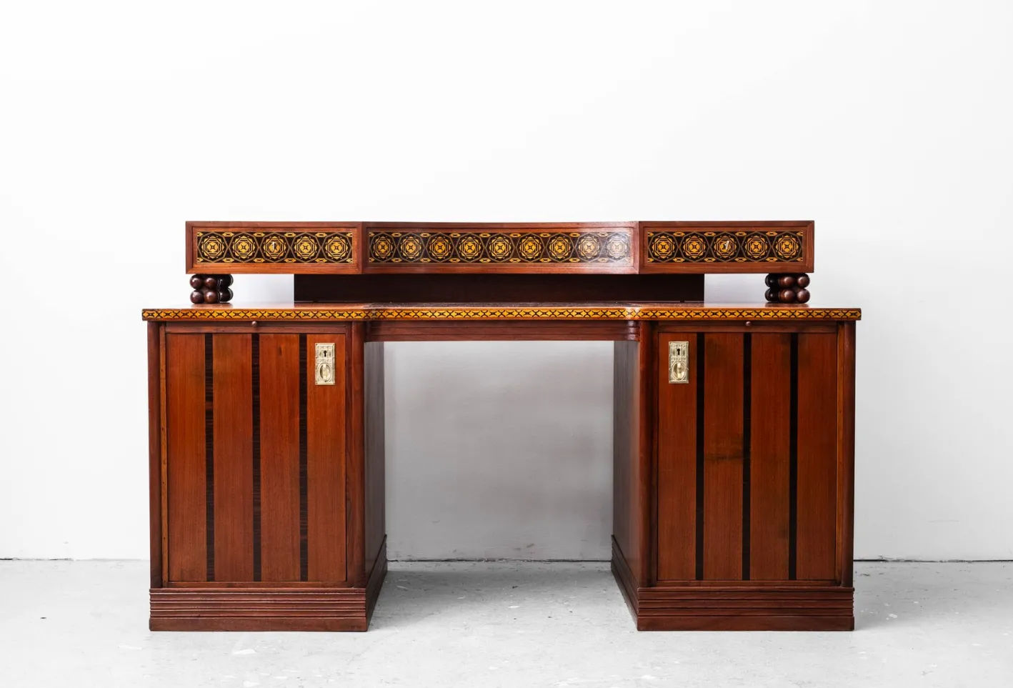 Jugendstil Schreibtisch von Matthias Feller für Moritz Ballin, München, Deutschland, 1912