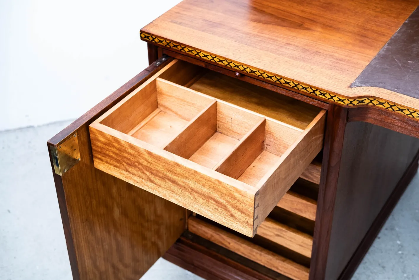 Jugendstil Schreibtisch von Matthias Feller für Moritz Ballin, München, Deutschland, 1912