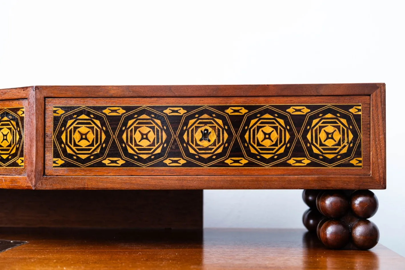 Jugendstil Schreibtisch von Matthias Feller für Moritz Ballin, München, Deutschland, 1912