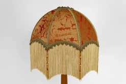 Jugendstil Stehlampe aus Kirschholz von Paul Follot, Frankreich, 1920er