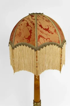 Jugendstil Stehlampe aus Kirschholz von Paul Follot, Frankreich, 1920er