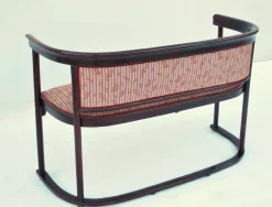 Jugendstil Stühle und Sofa von Josef Hoffmann für Thonet, 3er Set