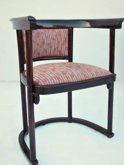 Jugendstil Stühle und Sofa von Josef Hoffmann für Thonet, 3er Set