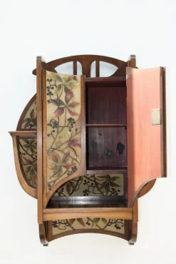 Jugendstil Wandschrank, 1890er