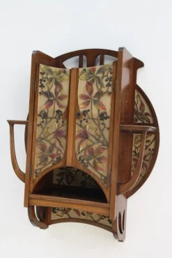 Jugendstil Wandschrank, 1890er