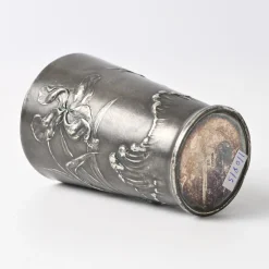 Jugendstil Zinnbecher von WMF, 1890er