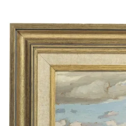 Jules Louis Moreteau, Flussblick, Ölgemälde