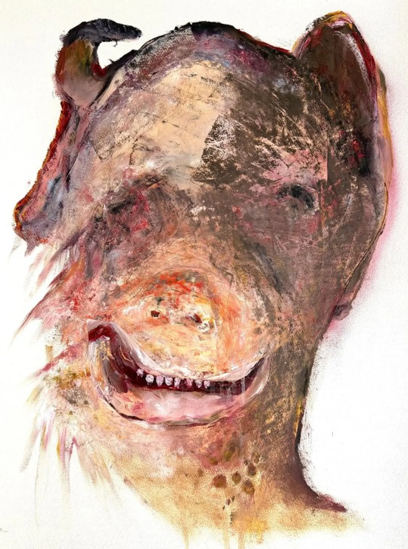 Juliane Hundertmark, Lost Face, 2026, Öl auf Papier