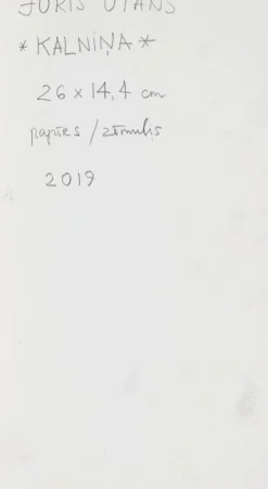 Juris Utans, Kalnina, 2019, Bleistift und Papier