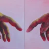 Justine Seile Urtane, Diptychon Moment of Creation, 2019, Öl auf Leinwand, 2er Set