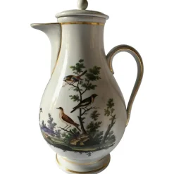 Kaffeekanne aus Porzellan von Richard Ginori, Italien, Mitte 18. Jh.