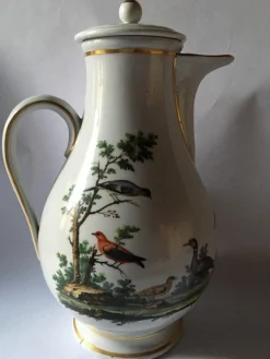 Kaffeekanne aus Porzellan von Richard Ginori, Italien, Mitte 18. Jh.
