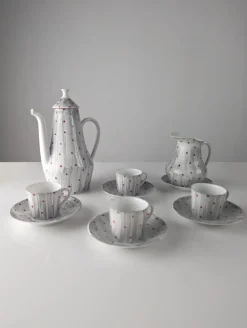 Kaffeeservice von Castro Sargadelos, 1950er, 10 Set