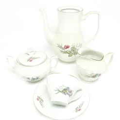 Kaffeeservice von Porcelain Factory Bogucice, Polen, 1960er, 15er Set