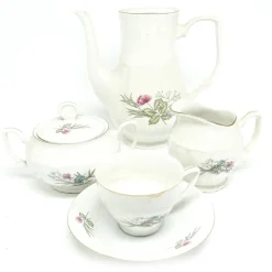 Kaffeeservice von Porcelain Factory Bogucice, Polen, 1960er, 15er Set