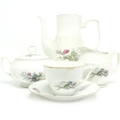 Kaffeeservice von Porcelain Factory Bogucice, Polen, 1960er, 15er Set