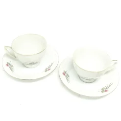 Kaffeeservice von Porcelain Factory Bogucice, Polen, 1960er, 15er Set