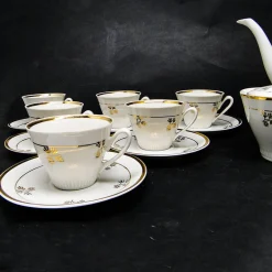 Kaffeeservice von Włocławek, Polen, 1960er, 15 Set