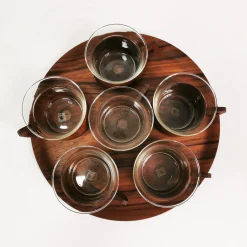 Kaffee- und Teeservice aus Teak von Schott & Gen, Mainz, Deutschland, 1970er, 13 Set