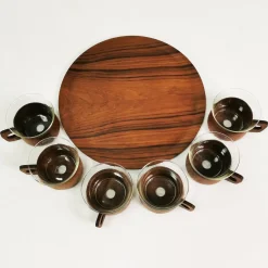Kaffee- und Teeservice aus Teak von Schott & Gen, Mainz, Deutschland, 1970er, 13 Set